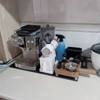 اسپرسوساز نیمه صنعتی و آسیاب قهوه