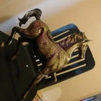 اسب برنز سیاه قلم 3میلیون پاش شکسته|مجسمه، تندیس، ماکت|تبریز, |دیوار