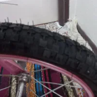 دوچرخه ۱۶ در حد آکبند کم کارکرد صورتی|دوچرخه، اسکیت، اسکوتر|هشتگرد, شهرک بوستان|دیوار