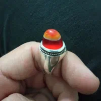 عقیق سه پوست رکاب فیلی