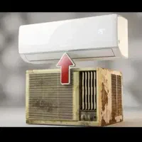 تعویض کولر پنجره ای با دوتیکه