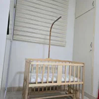 تخت گهواره کنار مادر سلیکا|تخت و صندلی بچه|فشاپویه, |دیوار