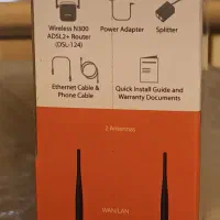 Modem Router+wireless N300 ADSL2|مودم و تجهیزات شبکه|تهران, فرمانیه|دیوار