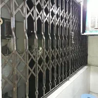 حفاظ درب اکاردئونی و میله ای لولایی کتابی باز شو|مصالح و تجهیزات ساختمان|گرمدره, |دیوار