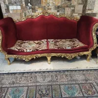 مبل ورق طلا کاملن چوب