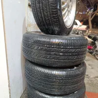 رینگ اسپرت پژو پارس سمند با لاستیک|قطعات یدکی و لوازم جانبی|شهرضا, |دیوار