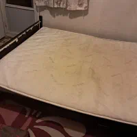 تخت فلزیدونفره باتشک|تخت و سرویس خواب|محمدیه-قزوین, |دیوار