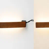 چراغ دیواریLED با بدنه چوبی|چراغ خواب و آباژور|اردبیل, |دیوار