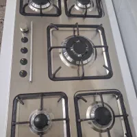 گاز پنج شعله صفحه ای جنس استیل جنس عالی . شاهیکا