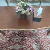 مبل سلطنتی ۹نفره.  چوب تنه انگلیسی|مبلمان خانگی و میز عسلی|رشت, استقامت ۱|دیوار