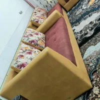 مبلمان ۱۰نفره بسیار نو و راحت|مبلمان خانگی و میز عسلی|لنجان, |دیوار