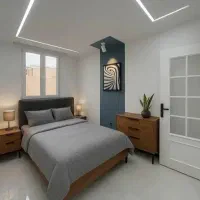 ۷۰متر/۲خ/سالن پرده خور/غرق نور/فردوس غرب|فروش آپارتمان|تهران, شهرک پرواز|دیوار