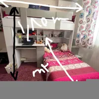 تخت ۲ طبقه **فروش فوری**|تخت و سرویس خواب|تهران, حکمت|دیوار