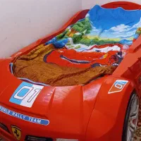 تخت کودک و نوجوان ماشین برند اپادانا|تخت و سرویس خواب|مشهد, دانشجو|دیوار