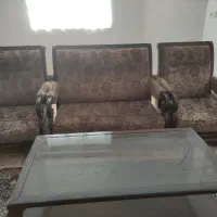 مبل ده نفره سالم و محکم میز بزرگ