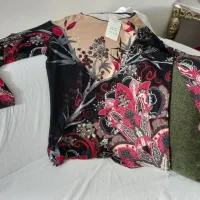 تیشرت نخی مجلسی ترک با دامن مجلسی