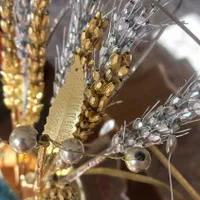 گل گندم|گل مصنوعی|اصفهان, شیخ اشراق|دیوار