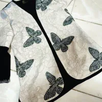 مانتو و شلوار  مجلسی ژاکارد با جواهر دوزی