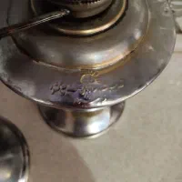 دو عدد چراغ گرد سوز برنجی قدیمی مناسب شب یلدا|کلکسیون اشیاء عتیقه|مشهد, کارمندان دوم|دیوار