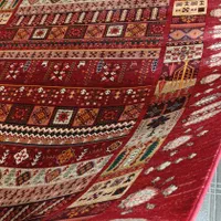 گبه برشی سنتی* شهرموکت|گلیم، جاجیم، گبه|قم, امامزاده ابراهیم|دیوار