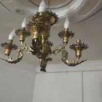 لوستر برنزی دوعدد