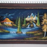 قاب عکس نقاشی|تابلو، نقاشی، عکس|مشهد, کوشش|دیوار