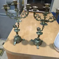 جا شمعی برنجی 2 عددی