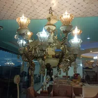 لوستر برنجی|لوستر و چراغ آویز|رشت, آتشگاه|دیوار