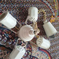 لوستر چهارشاخه سالم|لوستر و چراغ آویز|تبریز, |دیوار