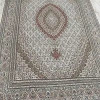 ۱۱ متن گل ابریشمی کرم قهوه‌ای نونو