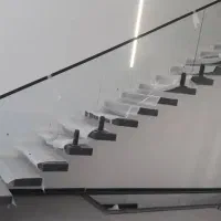 نرده شیشه ای سکوریت لمینیت راه‌پله اسپیگات|خدمات پیشه و مهارت|چهاردانگه (تهران), |دیوار