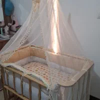 فروش گهواره چوبی مدل فرشته