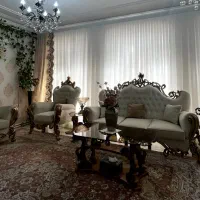 مبل سلطنتی 7 نفره|مبلمان خانگی و میز عسلی|میانه, |دیوار