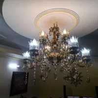 لوستر برنزی در حد نو|لوستر و چراغ آویز|تهران, والفجر (افسریه)|دیوار