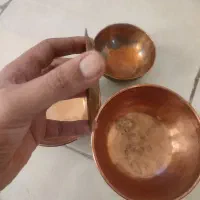 سه عدد کاسه مسی از بزرگ به کوچک یک عدد نعلبکی|کلکسیون اشیاء عتیقه|تهران, تهرانسر شرقی|دیوار