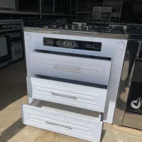 اجاق گاز طرح فر صفحه شیشه نشکن ms333