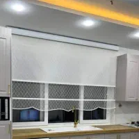 پرده دومکانیزم مناسب پذیرایی و آشپزخانه