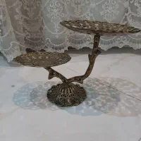 دیس پذیرایی طلایی و ساعت نقره ای برنزی|صنایع دستی و سایر لوازم تزئینی|تهران, شهرک فردوس (حسینی)|دیوار