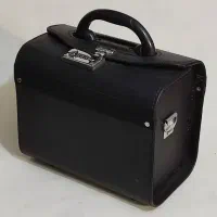 کیف پزشکی چرم مصنوعی مشکی در اندازه مختلف