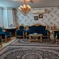 سرویس مبل استیل  ۹ نفره ورق طلا|مبلمان خانگی و میز عسلی|تهران, ابوذر|دیوار