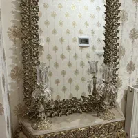 آینه شمعدان برنز بوفه ساعت