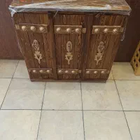 جاکفشی 3درب و کنسول سنتی گره چینی / مینیمال