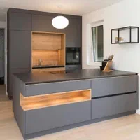 کابینت هایگلاس کلاسیک کمد دیواری تی وی وال