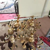 لوازم خانگی مسی وبرنجی|لوستر و چراغ آویز|کرج, برغان|دیوار