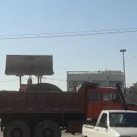 شسته.ماسه. شن.سنگ کمپرسی تریلی  وانواع مصالح