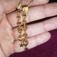 گوشواره طلا و پلاک اماراتی