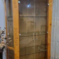 بوفه ویترین چوبی