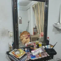 میز کنسول آیینه ای طلایی