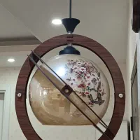 چراغ آویز تزئینی با حباب طرح دار