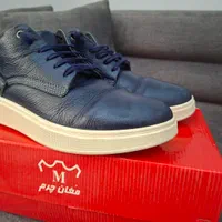 نیم بوت مردانه چرم مغان